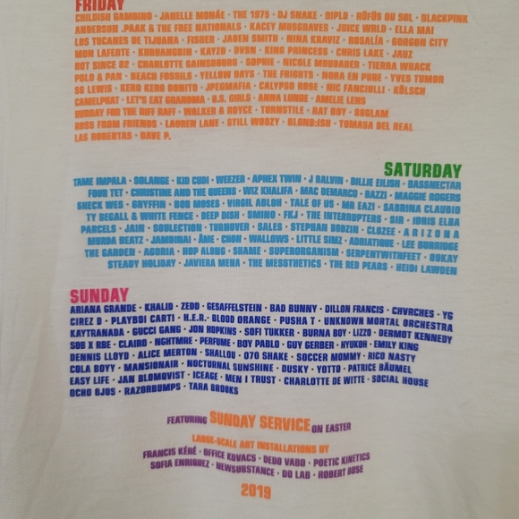 Coachella Concert Tank Top Size XL - Picture 8 of 8